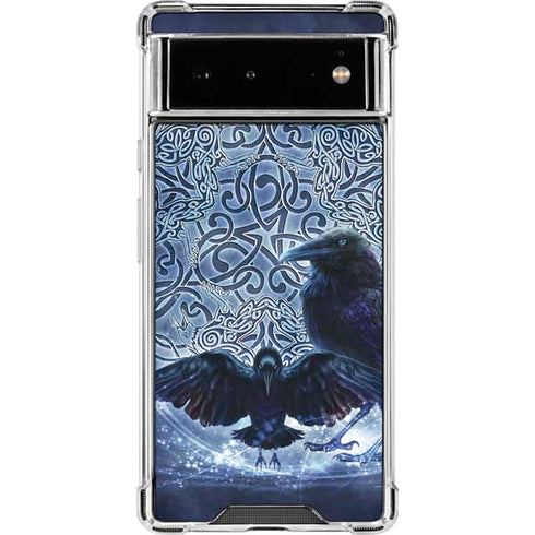 Brigid Ashwood Celtic Raven Google Pixel 6 Clear Case